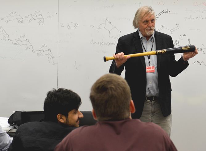 Texas A&M Chemistry professor David Bergbreiter.