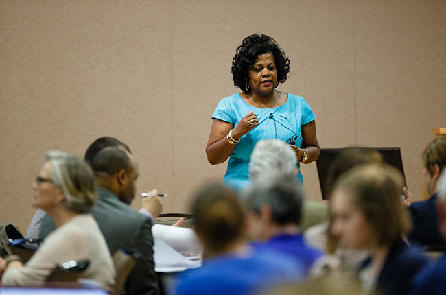 Vice President and Associate Provost for Diversity Dr. Christine Stanley.