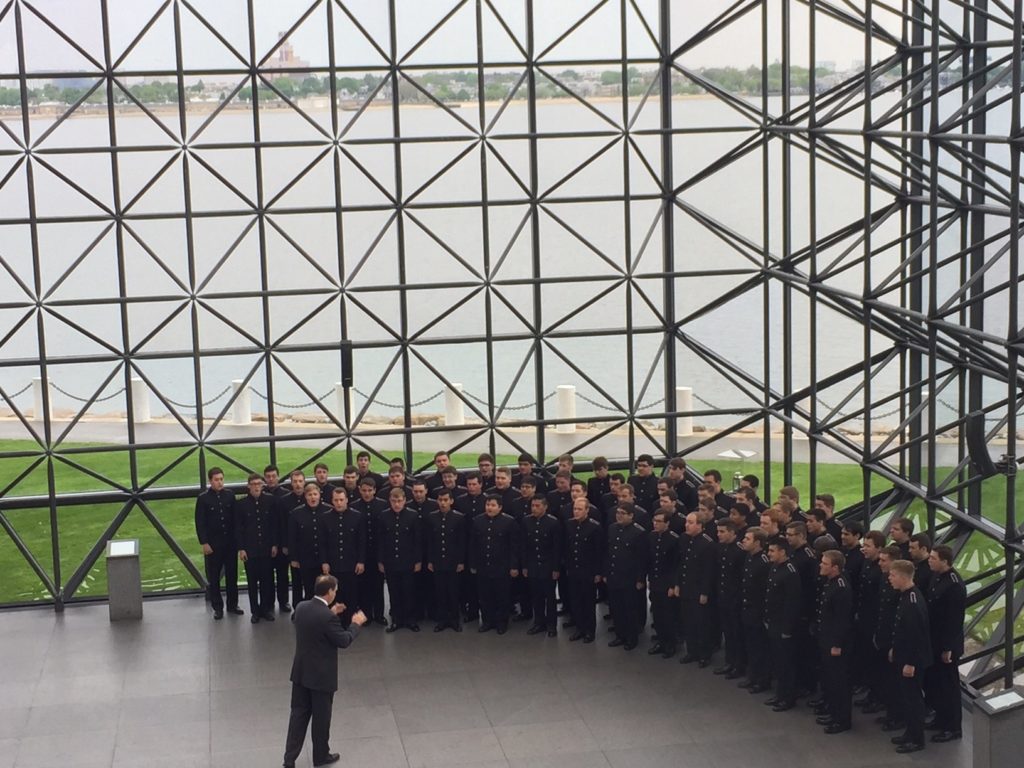 Singing Cadets perform