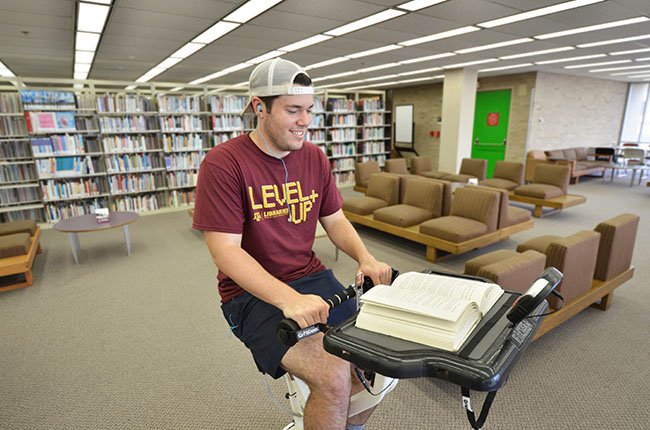 Student on a BikeDesk