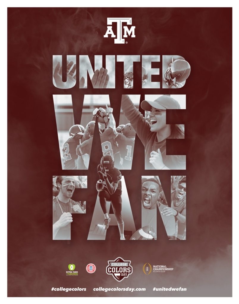 college colors day poster