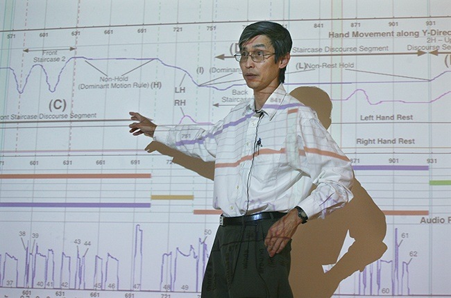 Francis Quek, professor of visualization.