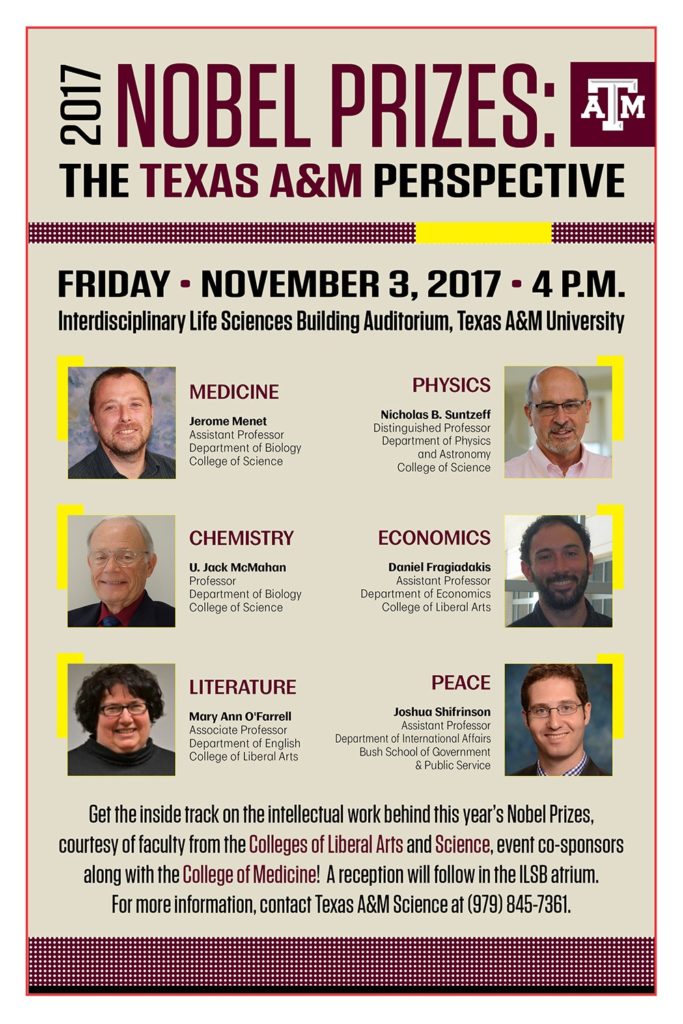 Nobel Prizes Symposium poster