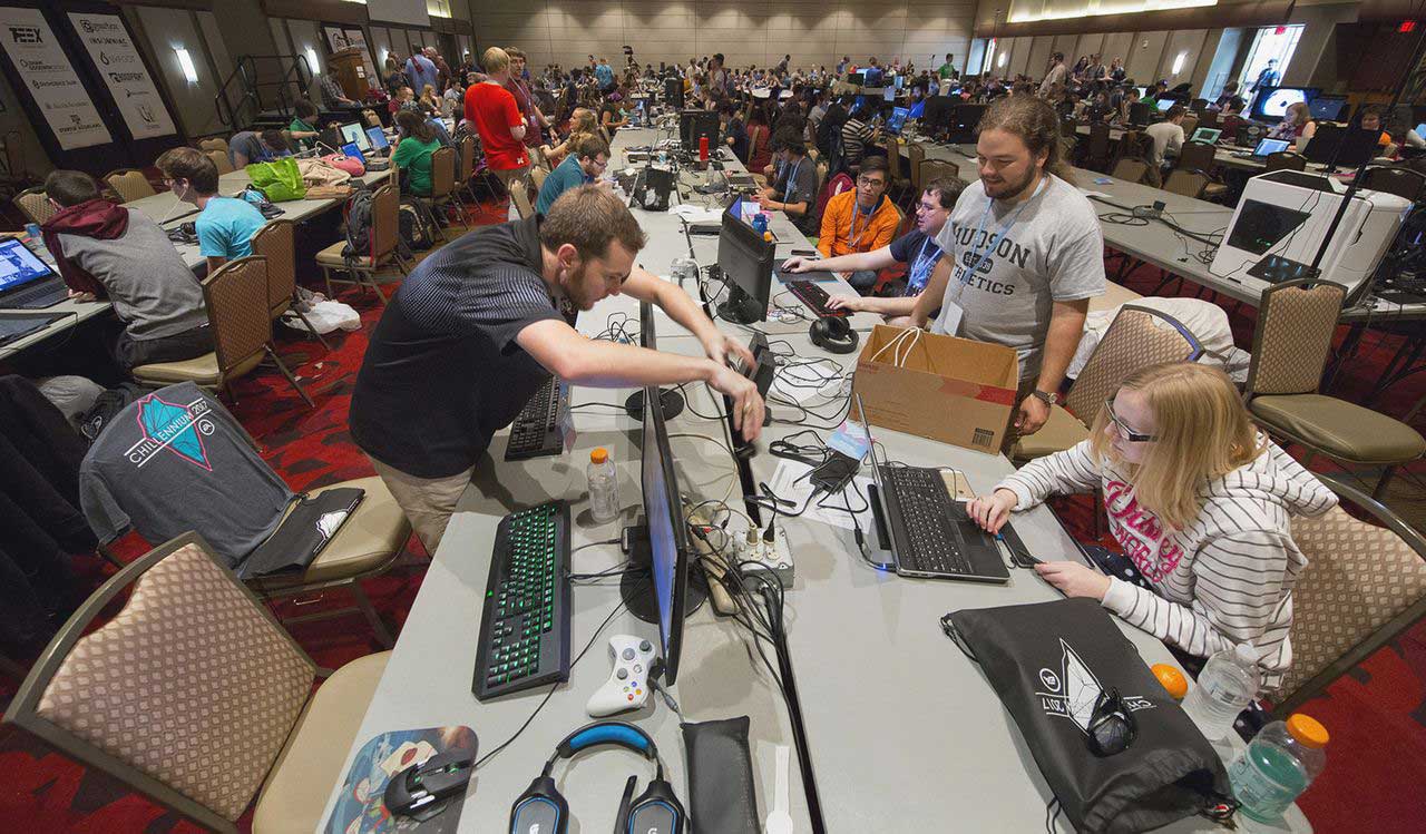 chillennium students working