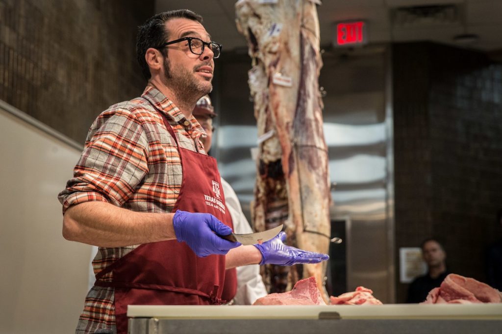 Texas barbecue icon Aaron Franklin has become a staple at the annual event.