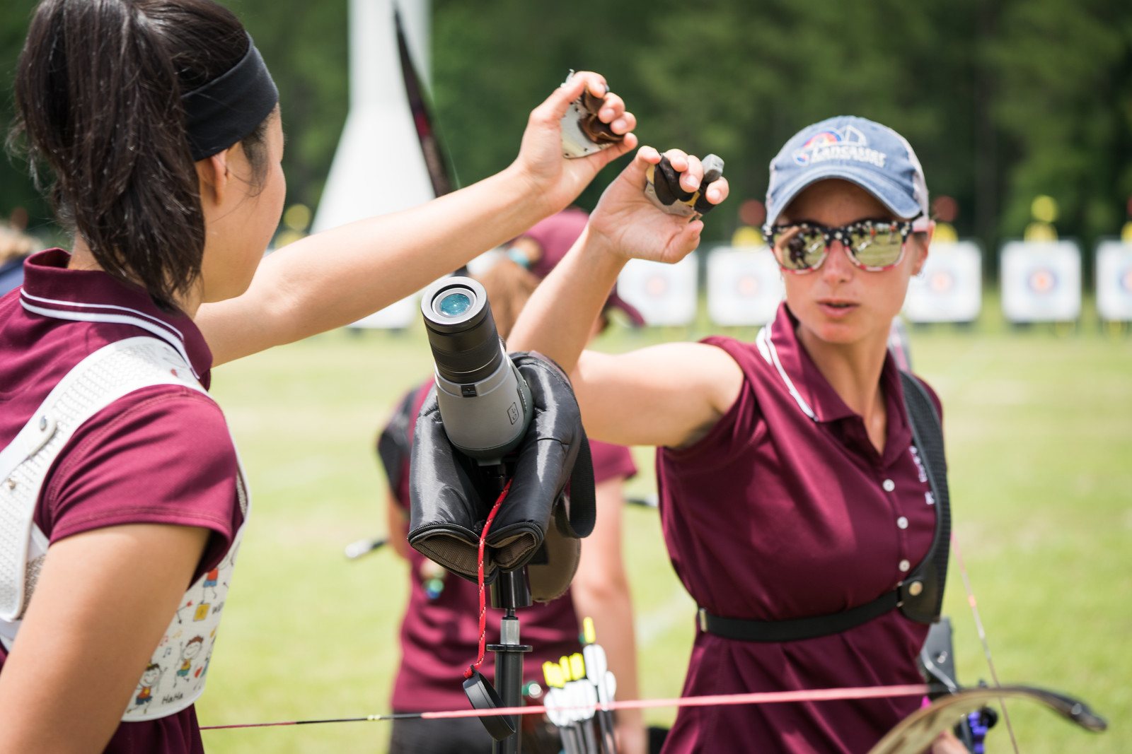 Karissa Yamaguchi and Ariel Gibilaro.