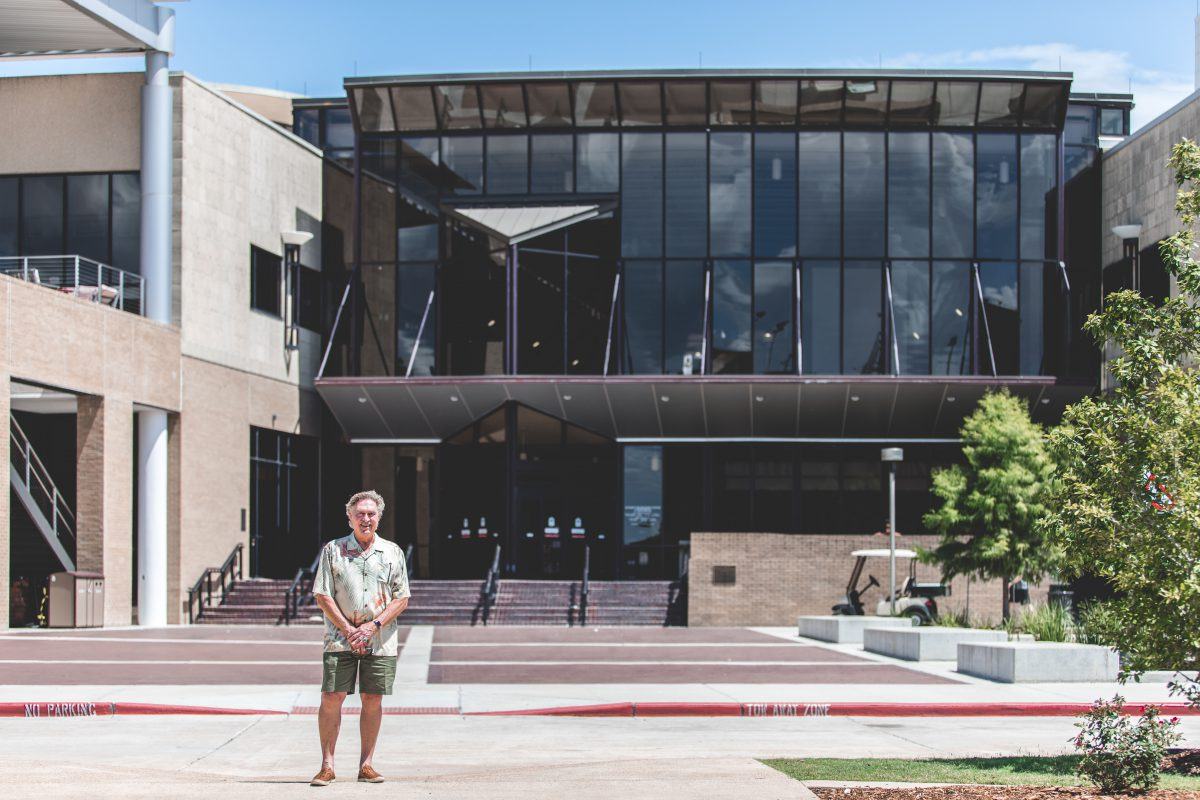 In his 45 years as director of recreational sports, Corrington's department grew from four full-time employees who worked in the Charles DeWare Field House to 36 full-time staff members and is the largest student employer on campus. (Audrey Bratton, David Wells/Division of Student Affairs)