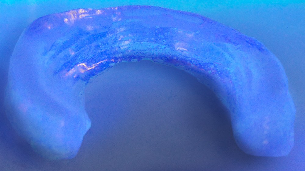Image of 3D-printed meniscus. (Dr. Shiren Wang)