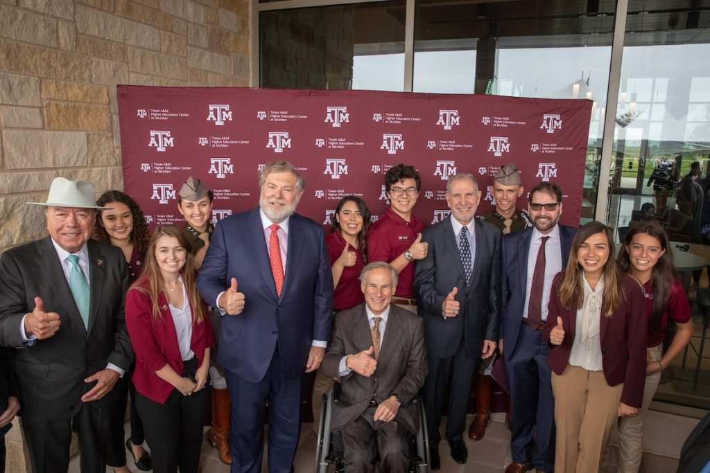 State leaders officially inaugurated Texas A&M University’s Higher Education Center in McAllen Thursday. (Mark Guerrero/Texas A&M Marketing & Communications)