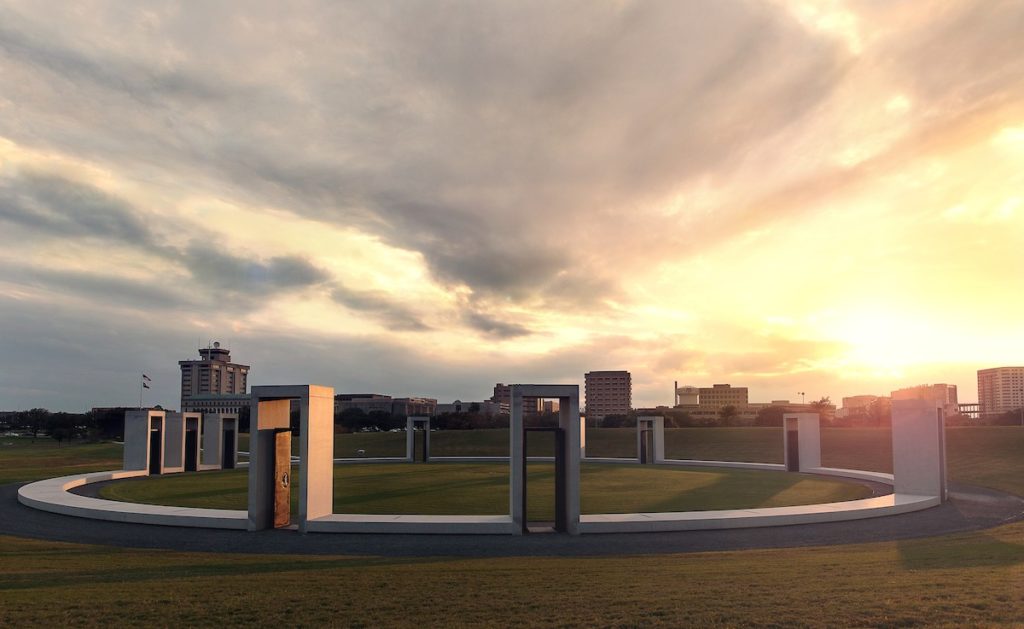 The Bonfire Memorial on the campus of Texas A&M University.