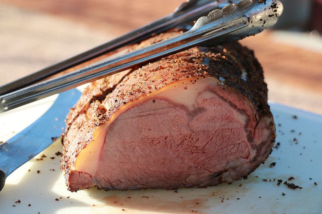 Rosenthal Meat Center retail store customers purchase more than 2 tons of prime rib from the during the holiday season. (Dr. Jeff Savell/Texas A&M AgriLife Research)